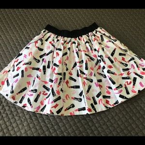 Brand New Aqua Lipstick Kids Skirt in Size Large!